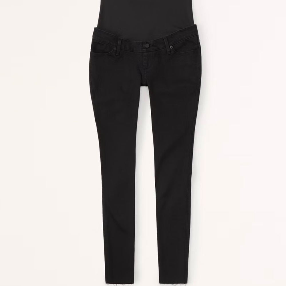 Abercrombie & Fitch Maternity Jean Legging. Black. Size 25. EUC